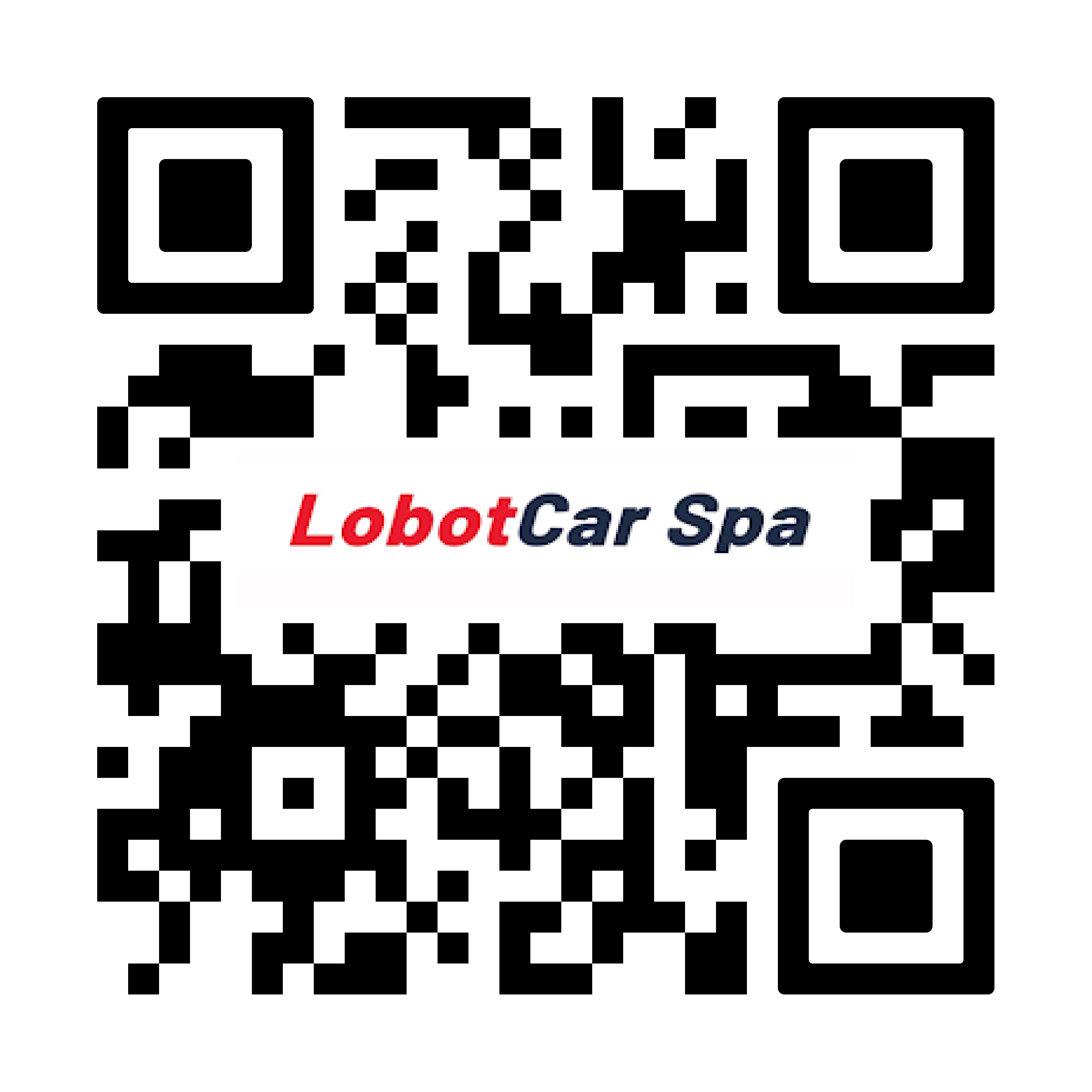 Lobot Car Spa QR Code